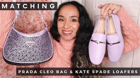 lilac embellished cleo prada|Prada cleo review.